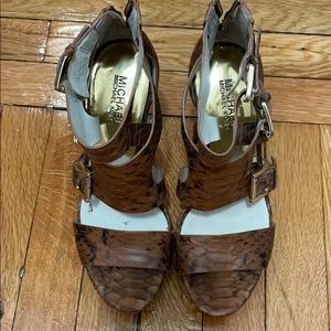Michael Kors Snakeskin 👠 Heels